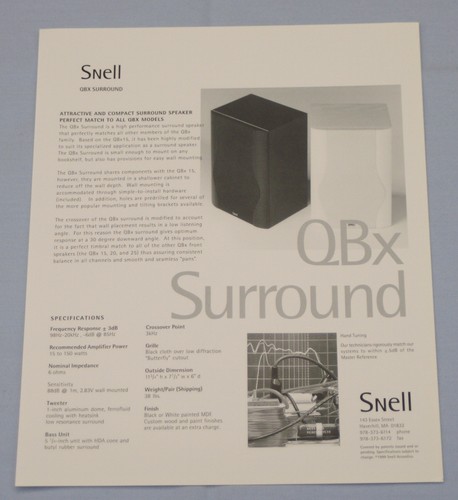 Raro vintage snell - raro_vintage_snell, acoustics
