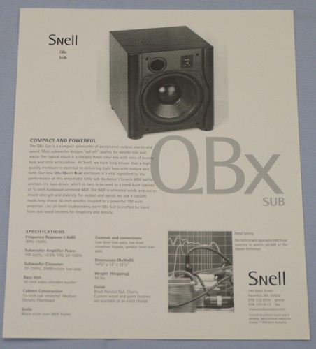 Raro vintage snell - raro_vintage_snell, acoustics
